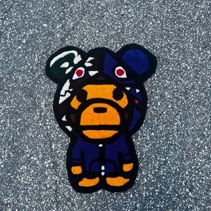 Bape X Milo hand tufted rug